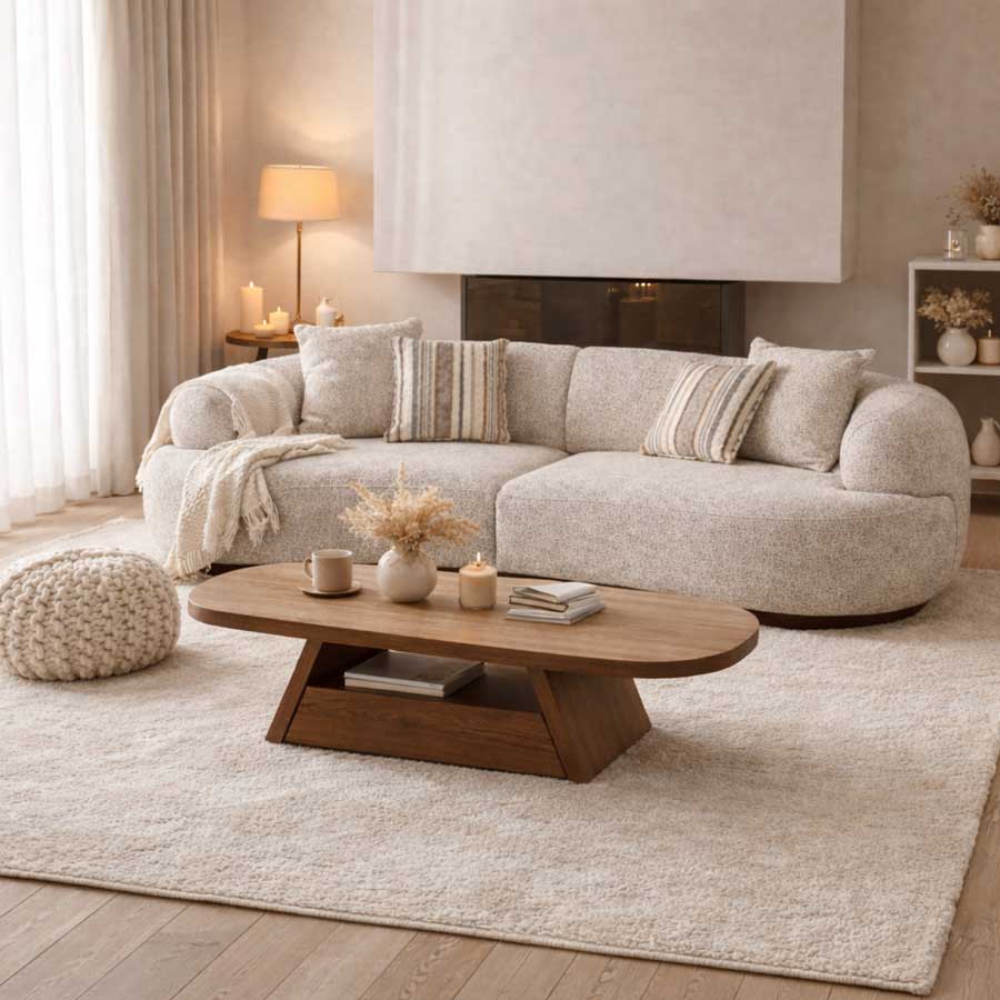 Isla 2-Piece Modular Curved Sofa - Hygge Design House