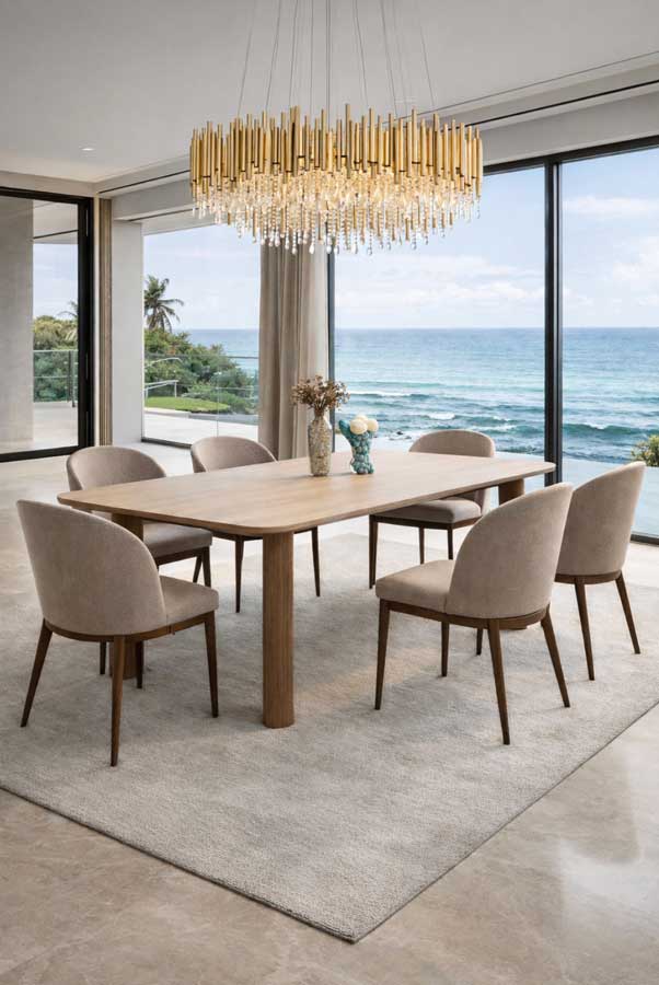 Tove Ceramic Top Dining Table - Hygge Design House