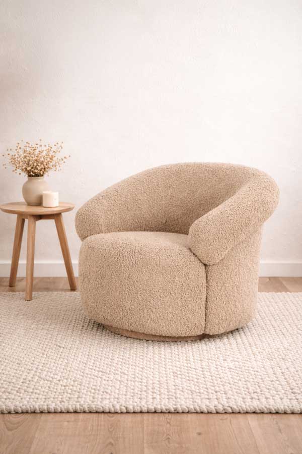 Mollis Upholstered Accent Chair - Hygge Design House