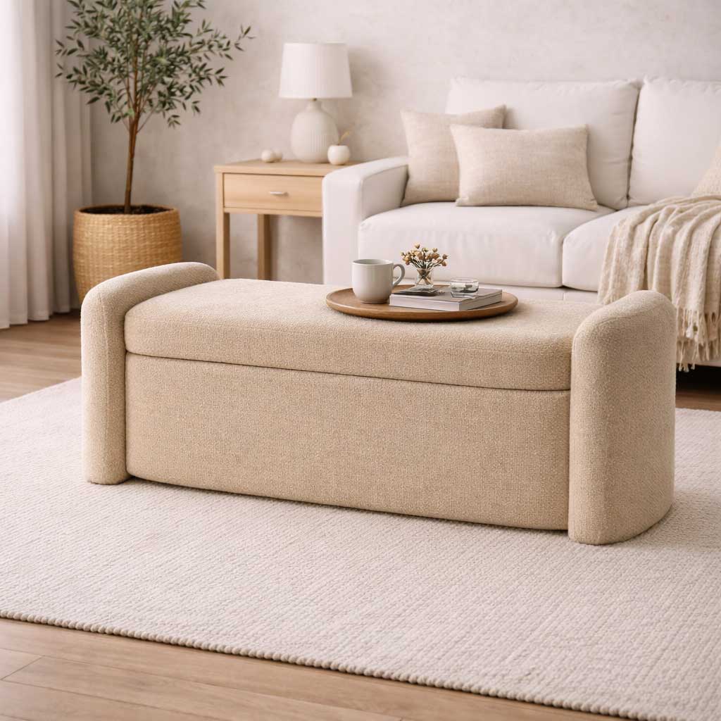 Baenk Upholstered Bench - Hygge Design House