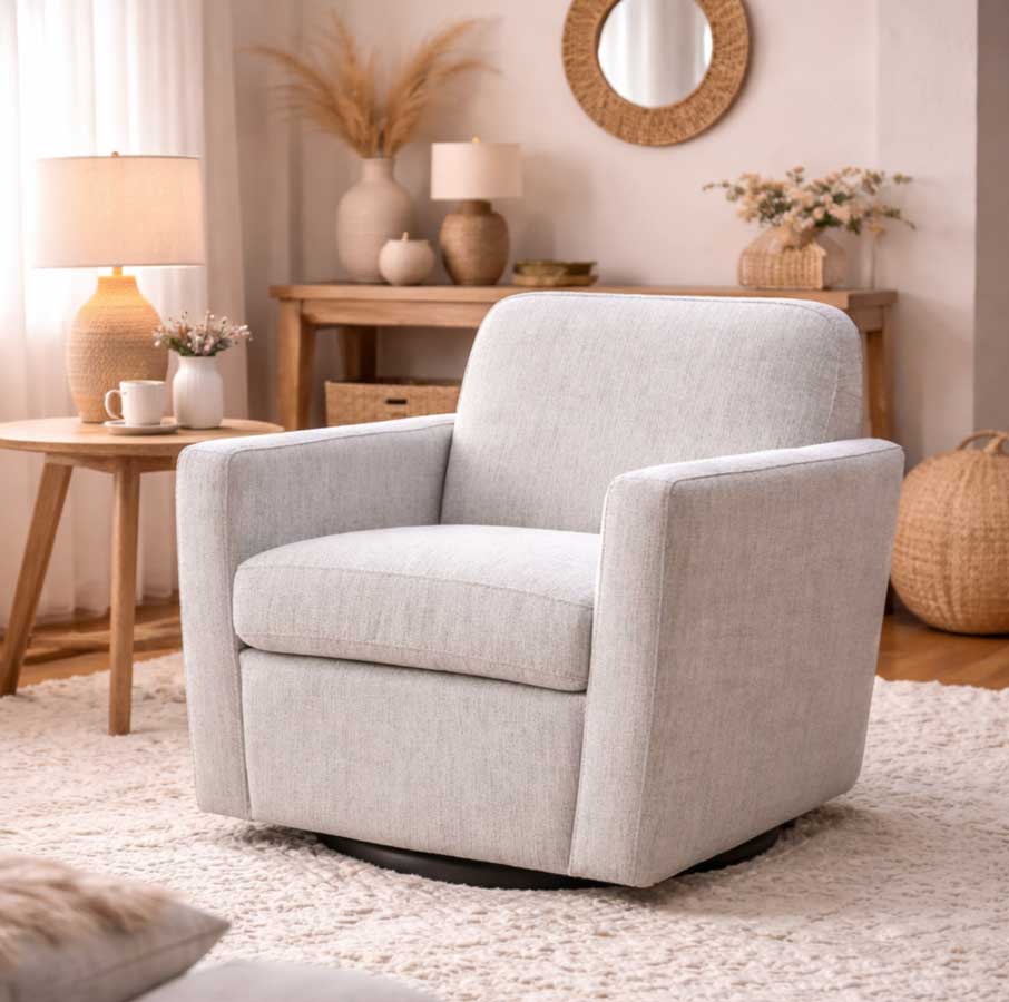 Mollis Upholstered Accent Chair - Hygge Design House