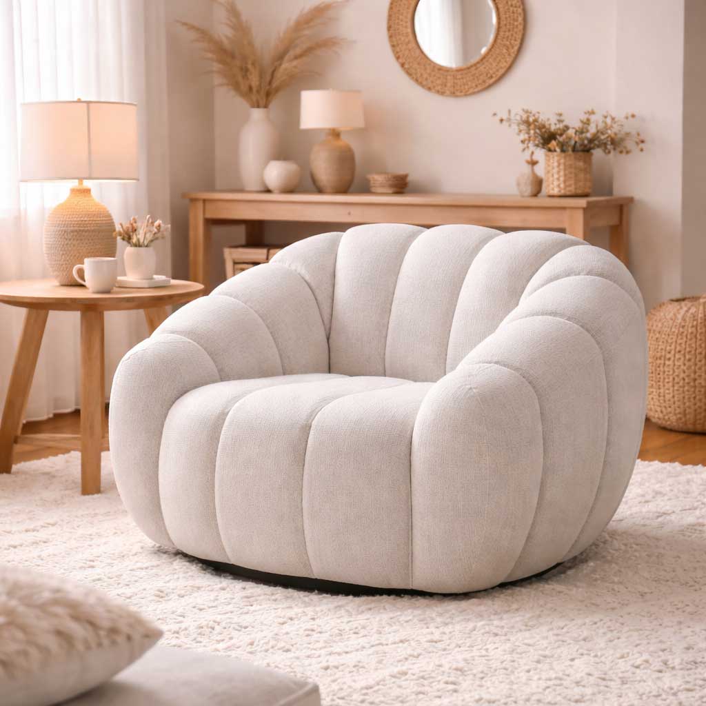 Riro Swivel Accent Chair - Hygge Design House