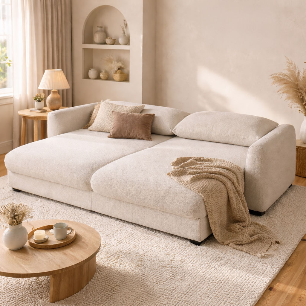 Topi 3-Seater Pull-out Sofa Bed - Hygge Design House